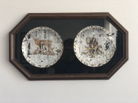 Two collectible plates by artist Diana Casey