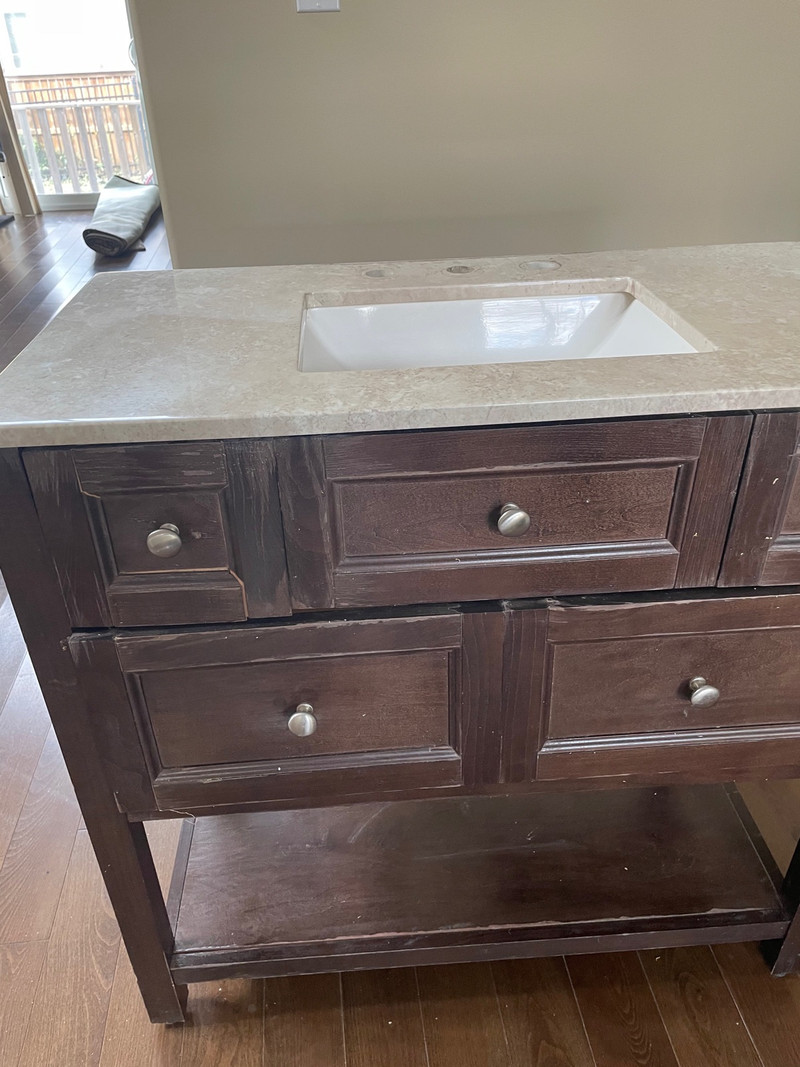 36” Bathroom Vanity Plumbing, Sinks, Toilets & Showers Winnipeg