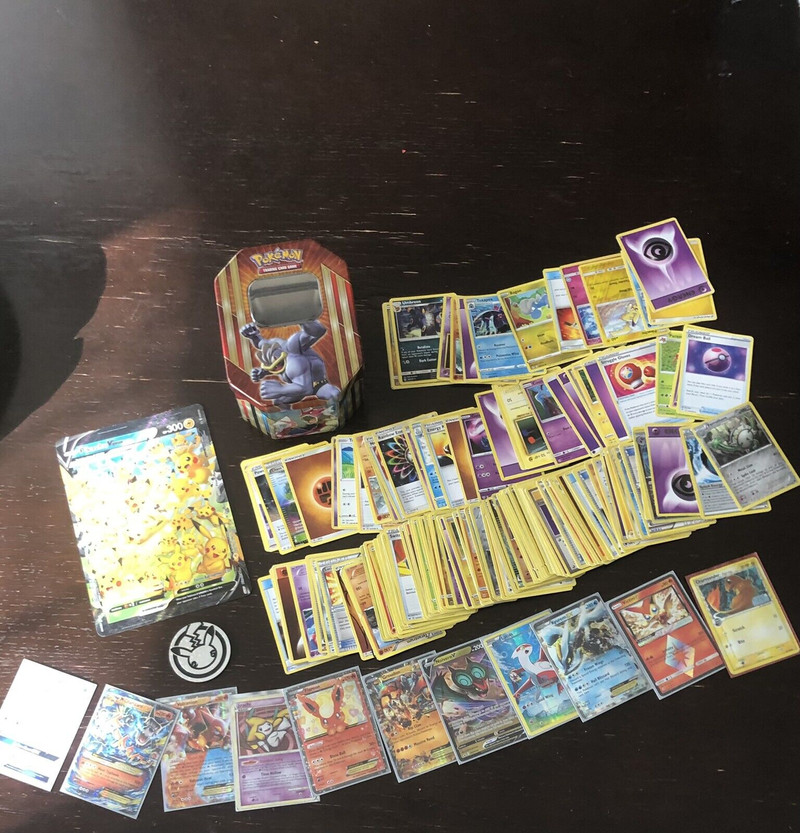 Used, Pokémon lot 130+ cards & 10 rare cards 1 vintage Charmander Holo for sale  
