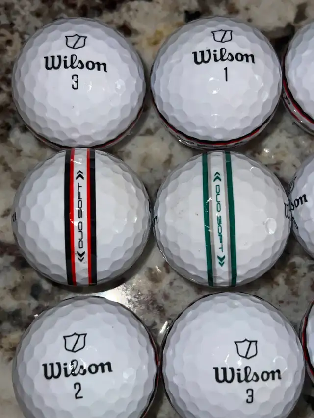 Wilson Duo Soft TRK360 used golf balls in excellent condition. in Golf in Kitchener / Waterloo - Image 7