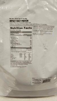 11lbs whey protein 