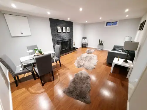 Basement apartment for rent. 1 bedroom, washroom, living room, kitchen, laundry room. The apartment...