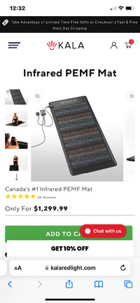KALA PEMF (pulsed electro magnetic field) Therapy Mat