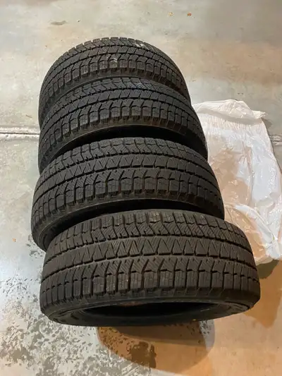 Like brand new winter tires are ready to go for our heavy winter this year! They were only used for...