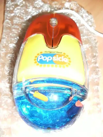 NOVELTY "POPSICLE" LIQUID FILLED CORDED-BALL MOUSE., View more