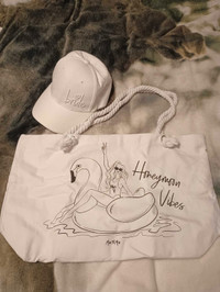 Bride Hat and Honeymoon Tote Bag