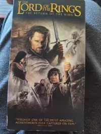 VHS LORD OF THE RINGS 