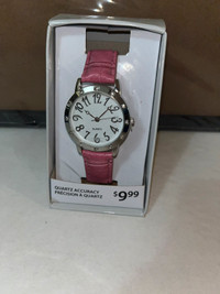Pink watch/montre filles Neuf 