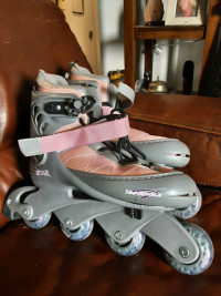 Womens Girls Cooper inline skates roller blades size5-6