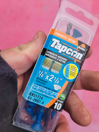 Tapcon screws 