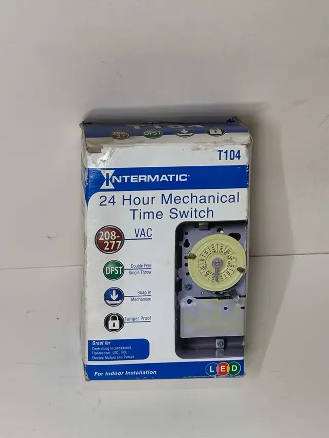 Intermatic T104 24 Hour Mechanical Time Switch561546382080092161