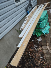 Finger jointed pine baseboard 260 lineal feet.