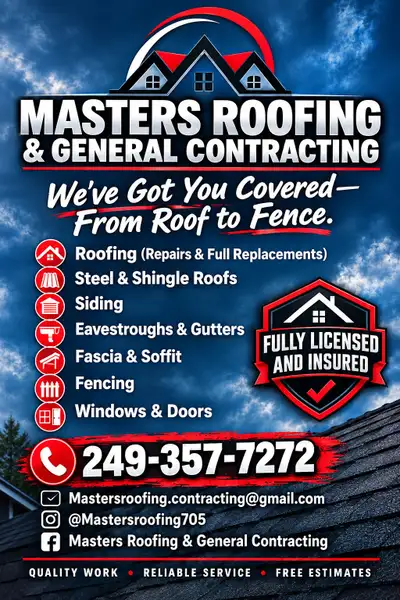 Masters Roofing  & General Contracting, View more