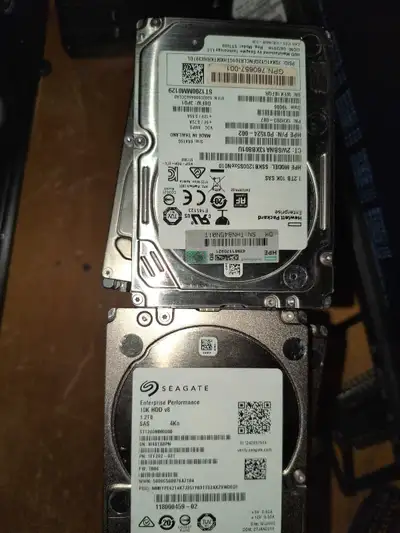 CHEAP 1.2GB 10k SAS 2.5" x 20 available , View more