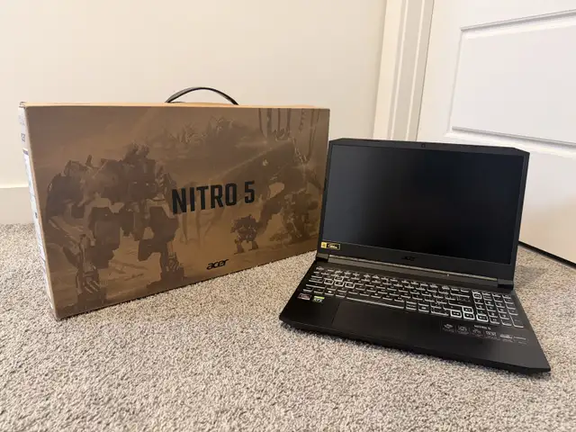 Acer Nitro 5 Gaming Laptop – RTX 3060, Ryzen 7, 16GB RAM in Laptops in St. Albert - Image 2