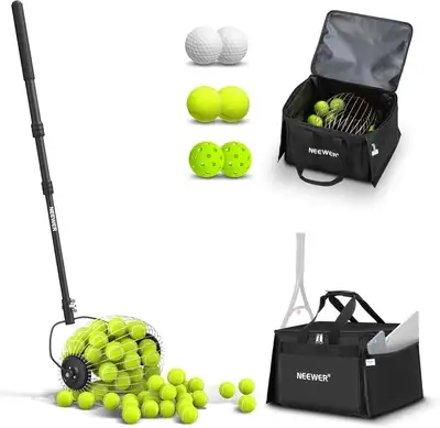 NEUF: Telescopic Tennis / Golf / Pickleball Ball Retriever, View more