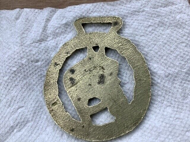 Vintage Horse Brass Medallion Harness Featuring a Horse Head in Arts & Collectibles in Belleville - Image 4