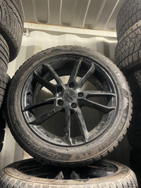 17" Honda Civic rims 215-50-17 black lion winter tires