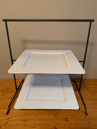 Tiered Serving Stand and Platters - make us an offer