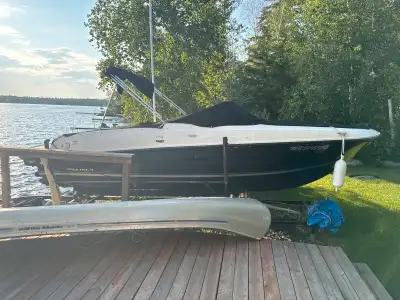 2018 bayliner vr4, low hours. always maintained , winterized properly , oil changes done every year,...