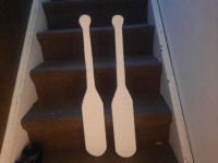 Wooden Oars for decor, paintable