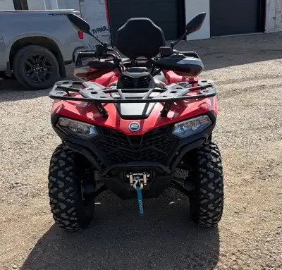 Bought brand new in 2025. Low kms 244km. Brand new condition. Winch and hitch included.