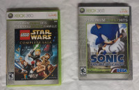 Xbox 360  Lego Stars Wars  And  Sonic The Hedgehog  Video Games 