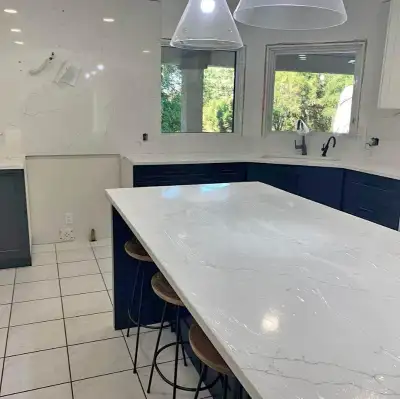 Kitchen countertops with Quartz - We will beat any Price