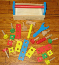 Melissa and Doug Tool Kit and Construction Set Combination