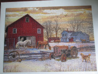 puzzle - Winter on the Farm (1000 pcs)