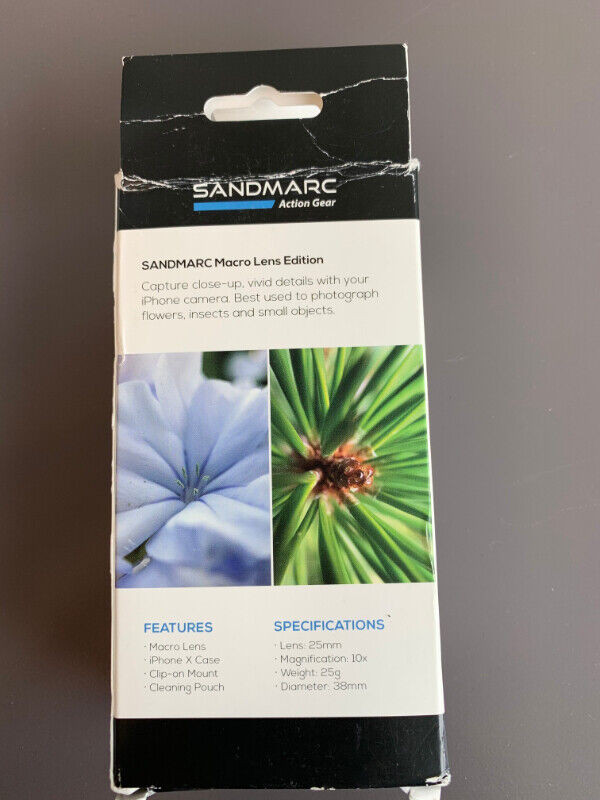 Moving sale - Sandmarc Macro Lens Edition iPhone X in Cell Phone Accessories in City of Halifax - Image 2