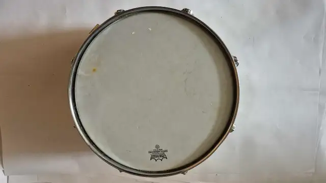 Chrome Remo Snare Drum - decent shape! in Drums & Percussion in City of Toronto - Image 3