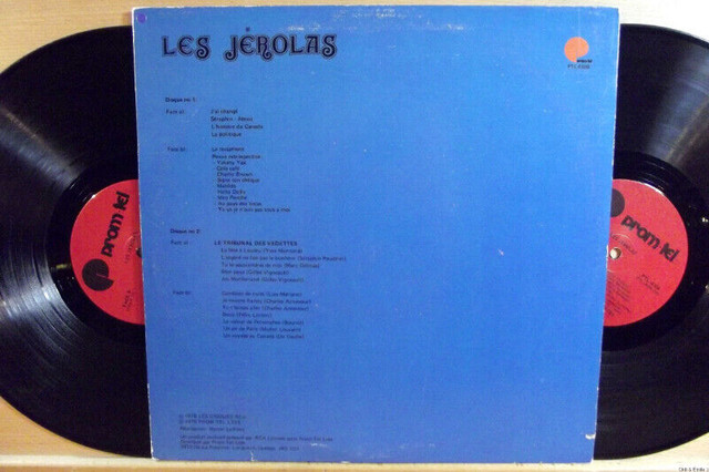 Vinyle, les Jérolas - album double (33 tours) LP dans CD, DVD et Blu-ray  à Lanaudière - Image 2