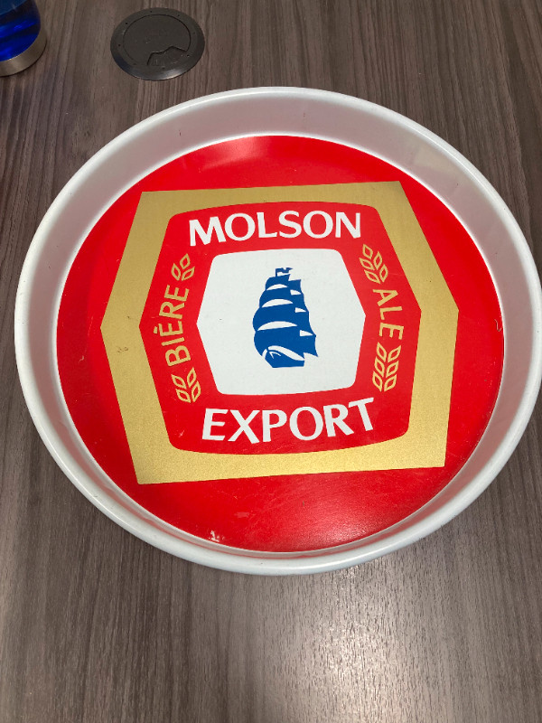 Vintage Molson Export Serving Tray in Arts & Collectibles in Truro - Image 2