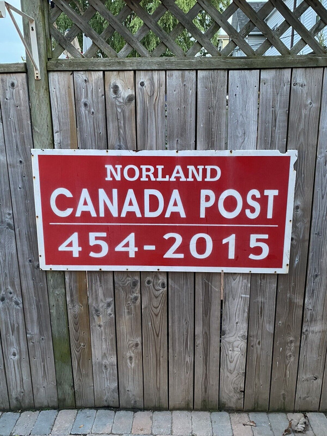 VINTAGE NORLAND CANADA POST SIGN $125 in Arts & Collectibles in City of Toronto