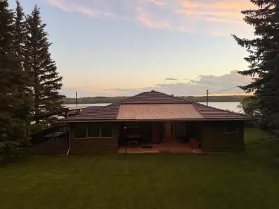 Fully furnished 1138 sq ft cottage for sale. 3 bedrooms, 1 bathroom, cedar siding, 1 year old alumin...