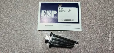 “ESP” Guitar Neck Mounting Screws (BLK), View more