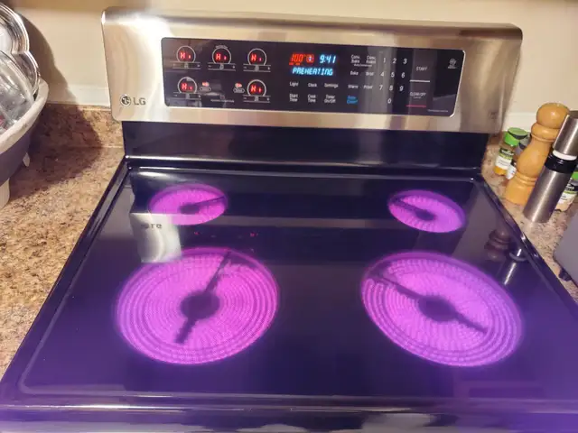 LG stainless steel freestanding electric Range convection oven in Stoves, Ovens & Ranges in Dartmouth - Image 6