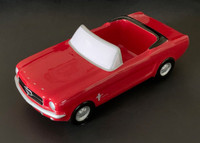 Ceramic Classic Red Ford Mustang Convertible