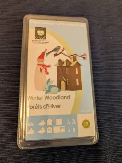 WINTER WOODLAND Cricut Cartridge BRAND NEW. --- Box 18