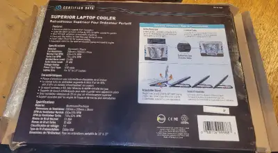 Certified Data Superior Laptop Cooler. Laptop accessories., View more