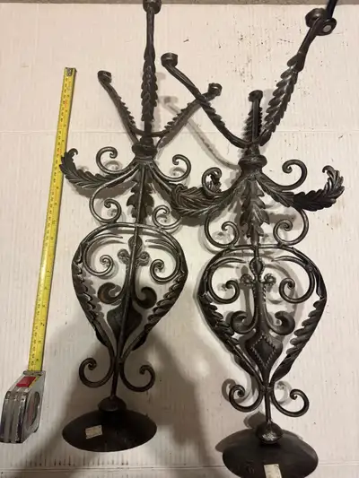 Wrought Iron Candlestick Holders, View more