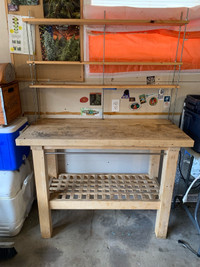 Work bench/table for garage or workshop
