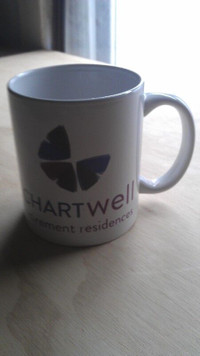 CHARTWELL Coffee MUG: White Ceramic, Retirement Residences