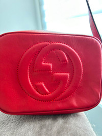 Red Gucci purse