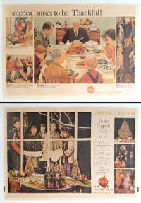 1959 Coca-Cola Magazine Double Page Advertisement