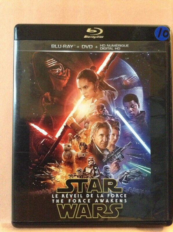 STAR WARS LE RÉVEIL DE LA FORCE. FORCE AWAKENS. BLU-RAY dans CD, DVD et Blu-ray  à Ville de Montréal