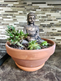 Budha Planter with Light