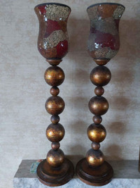 Candle Holders x 2