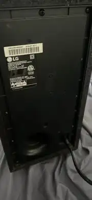 LG subwoofer, View more